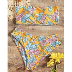 Brand new floral Zaful bikini!